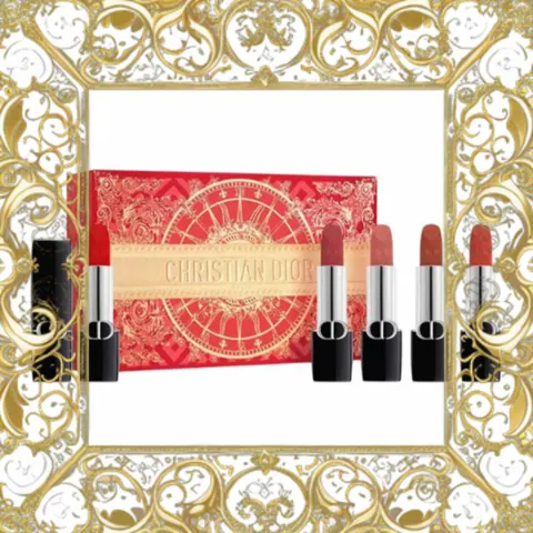 (Cao Cấp) [ bản tester ] Set Son Dior Rouge Dior Lipstick Velvet Finish Màu 999 Đỏ Tươi + 720 Hồng Khô + 217 Hồng San Hô + 228 Đỏ Nâu + 188 Cam Đất ( 5 x 1.5g) Chính Hãng