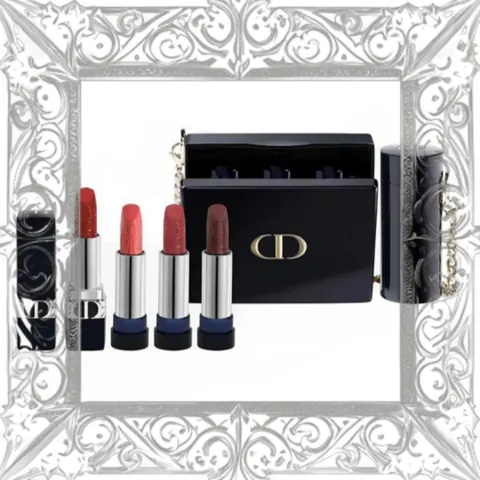 (Cao Cấp) [ nobox ] Set Son Dior Minaudiere Christmas Makeup Collection Phiên Bản Giới Hạn Mẫu Mới