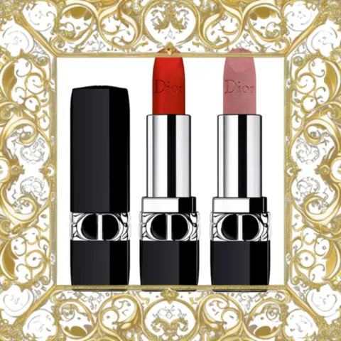 (Loại Tốt) [ nobox ] Set Son Dior Rouge 999 & 100 Mini 1.5g Mẫu Mới
