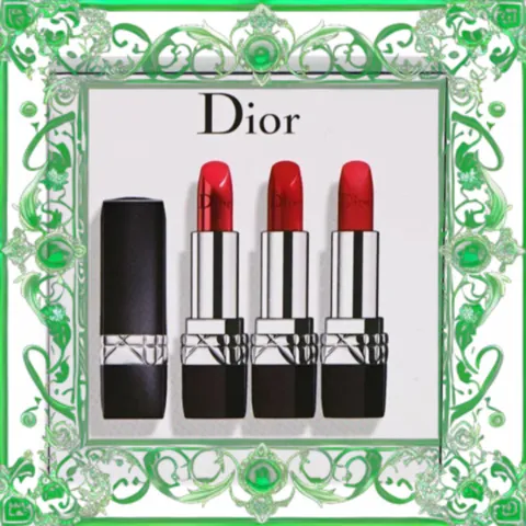 (Bản Mới) Set Son Dior Rouge Dior Lipstick Màu 999 Satin, Matte, Velvet Bộ 3 Thỏi Son Cao Cấp Từ Pháp, Đầy Đủ