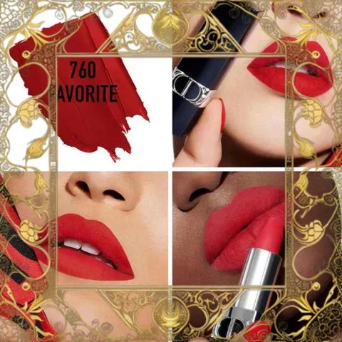 (Cao Cấp) [ tester ] Set Son Dior Rouge Dior Lipstick Mini 4 Màu Đầy Đủ