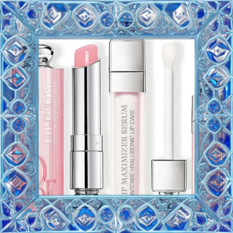 (Hàng Chuẩn) [ nobox ] Set Son Dưỡng Dior Addict Natural Glow 3 Món Nội Địa