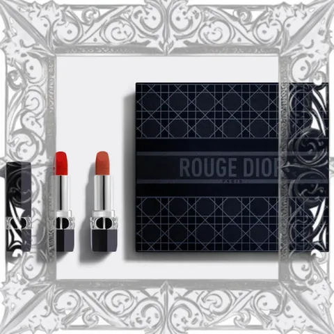 (Cao Cấp) [ nobox ] Set Son Dior Rouge Dior Duo Collection Set Màu 999 & 840 Cao Cấp