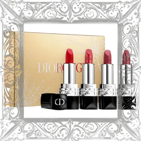 (Bản Mới) [ nobox ] Set Son Dior Mini Rouge Lipstick 4 Màu Hàng Chuẩn