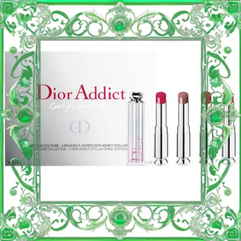 (Đẳng Cấp) Set Son Dior Addict Can't Get Enough Shine 4 Màu Sang Trọng Kèm Túi Mỹ Phẩm Tỏa Sáng Cho Bạn Nữ Cá Tính Đầy Đủ
