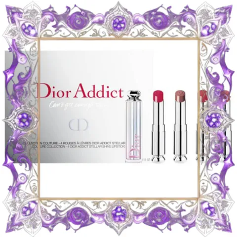 (Hàng Chất) Set Son Dior Addict Can't Get Enough Shine 4 Màu Dưỡng Môi Sang Trọng Kèm Túi Thời Trang Quà Tặng Tuyệt Vời Cao Cấp