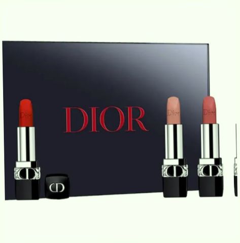 (Hàng Chất) [ tester ] Set Son Dior Mini Rouge 4 Màu Hàng Chuẩn Nhập Khẩu
