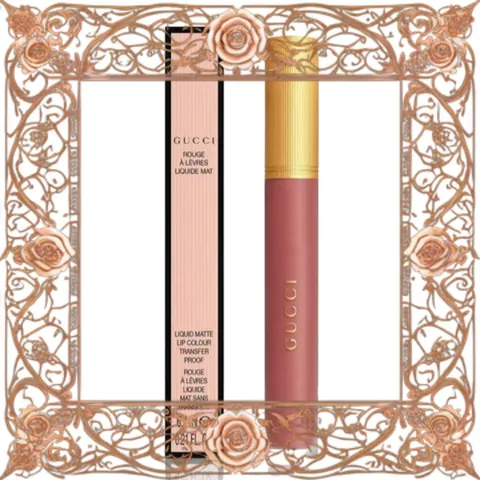 (Loại Tốt) Son Kem Gucci Rouge Liquid Matte 208 They Met In Argentina Màu Hồng Đất Hàng Chuẩn