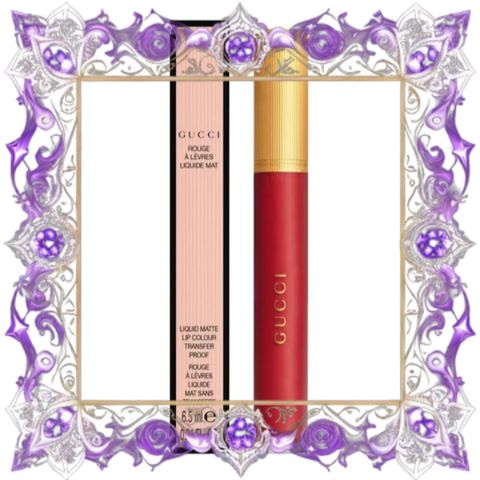 (Hàng Chất) [ tester ] Son Kem Lì Gucci Rouge Liquid Matte 25 Màu Đỏ Tươi Đầy Đủ