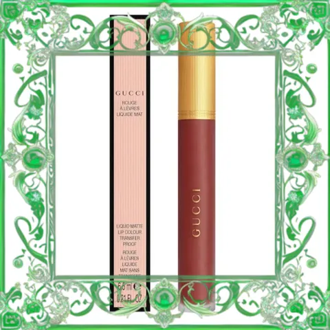 (Loại Tốt) Son Kem Gucci 521 Nellie Cherrie Đỏ Gạch Thỏi Son Sang Trọng, Dưỡng Ẩm Cho Mọi Phong Cách Trang Điểm Hàng Chuẩn