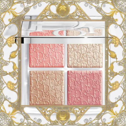 (Hàng Chuẩn) Phấn Bắt Sáng Và Tạo Khối Dior Backstage Glow Maximizer Palette 003 Pearly Peach Glow 10g Nội Địa
