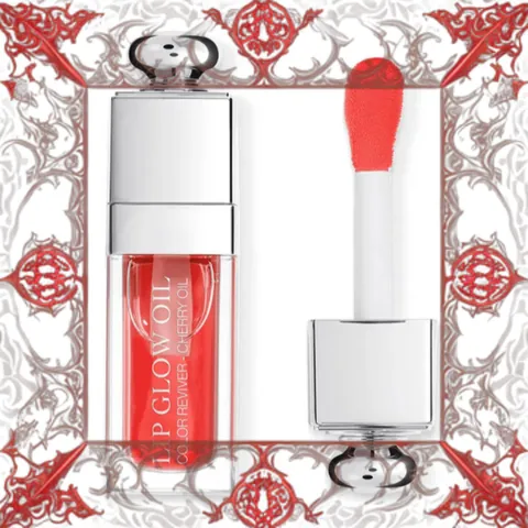 (Cao Cấp) Son Dưỡng Dior Addict Lip Glow Oil 061 Poppy Coral Màu Đào Cam San Hô Cao Cấp