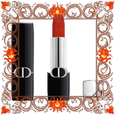 (Đẳng Cấp) Son Dior 777 Fahrenheit Velvet Finish Màu Đỏ Cam 348319 Mẫu Mới