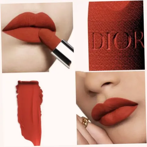 (Hàng Chất) [ nobox ] Son Dior 777 Fahrenheit Velvet Finish Màu Đỏ Cam Chính Hãng Hàng Chuẩn