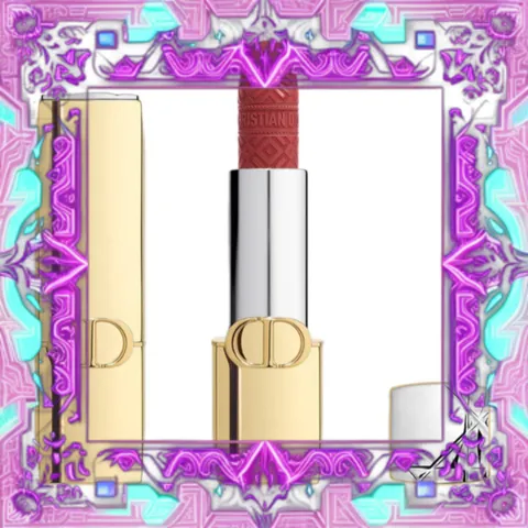 (Hàng Chất) Son Dior Rouge Dior Lipstick Limited Edition Golden Case 720 Velvet Màu Đỏ Hồng Nâu 348505 Chính Hãng