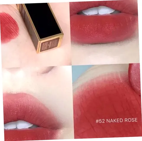 (Nhập Khẩu) [ nobox ] Son Tom Ford Satin Matte 52 Naked Rose Màu Hồng Cánh Hoa Uy Tín Hàng Chuẩn