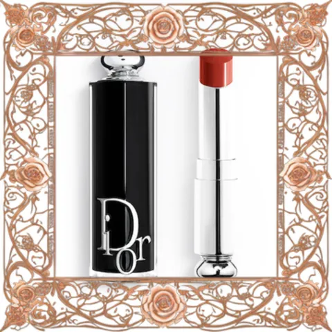 (Nhập Khẩu) [ tester ] Son Dưỡng Môi Dior Addict Hydrating Shine 740 Saddle Màu Đỏ Gạch 351729 Cao Cấp