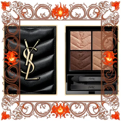 (Cao Cấp) Bảng Phấn Mắt Yves Saint Laurent YSL Couture Mini Clutch Eyeshadow Palette Màu 710 Over Brun, 10g Đầy Đủ