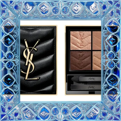 (Bản Mới) [ nobox ] Bảng Phấn Mắt Yves Saint Laurent YSL Couture Mini Clutch Eyeshadow Palette Màu 710 Over Brun, 10g Chính Hãng