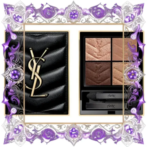 (Cao Cấp) Bảng Phấn Mắt Yves Saint Laurent YSL Couture Mini Clutch Eyeshadow Palette Màu 710 Over Brun, 10g 353033 Cao Cấp