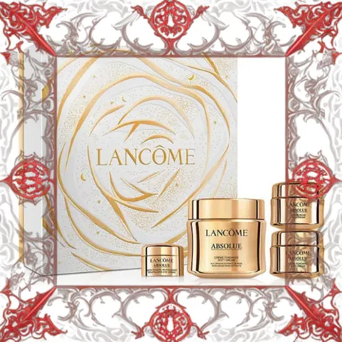 (Cao Cấp) [ tester ] Set Dưỡng Da Lancôme Best Of Absolue Holiday Skincare Set 4 Món 353658 Mẫu Mới