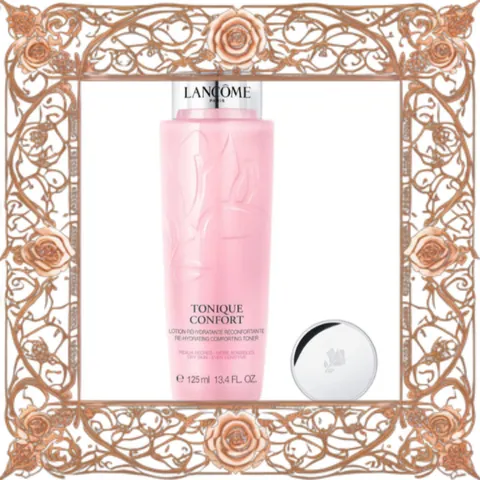 (Cao Cấp) Nước Hoa Hồng Lancôme Tonique Confort 125ml Toner Cấp Ẩm và Làm Sạch Da Nhạy Cảm, Chiết Xuất Thiên Nhiên, Dưỡng Da Tươi Mát Mẫu Mới