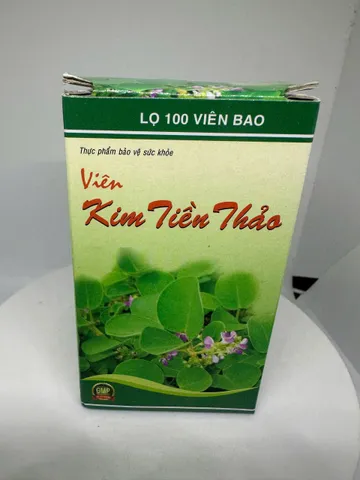 Viên uống Kim Tiền Thảo Đại Uy - Giúp lợi tiểu, giảm nguy cơ sỏi mật và sỏi đường tiết niệu từ thảoo dượcc