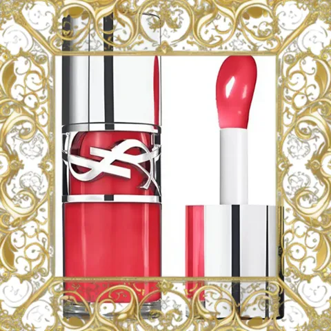 (Hàng Chất) Son Bóng Yves Saint Laurent YSL LoveShine Plumping Oil Gloss 07 Strawberry Star Màu Đỏ Hồng 360910 Nội Địa