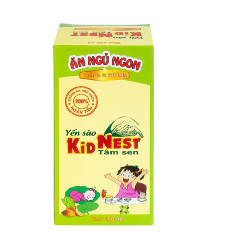 Giúp bồi bổ sức khỏe cho trẻ Yến sào Kid Nest Tâm Sen (150ml)
