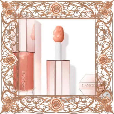 (Đẳng Cấp) Son Kem Lancôme Lip Idôle Juicy Treat Lip Oil Gloss 25 Toffee Talk Màu Cam San Hô 365093 Nội Địa