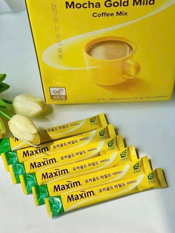 CAFE MAXIM HÀN QUỐC ️ HỘP 100 GÓI (DATE MỚI)