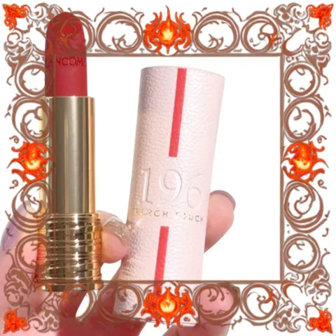 (Chính Hãng) Son Lancôme Absolute Perfect Velvet Matte Màu Đỏ Cam Limited Edition 196 French Touch Son Môi Sang Trọng Cho Nữ Uy Tín