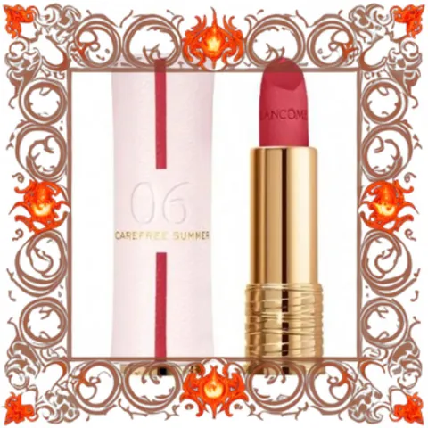 (Bản Mới) Son Lancôme Absolute Perfect Lipstick Velvet Matte Lucky Limited Edition 06 Carefree Summer Màu Hồng Sen 365326 Nội Địa