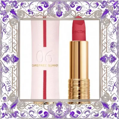 (Nhập Khẩu) [ nobox ] Son Lancôme Absolute Perfect Lipstick Velvet Matte Lucky Limited Edition 06 Carefree Summer Màu Hồng Sen 365339 Hàng Chuẩn