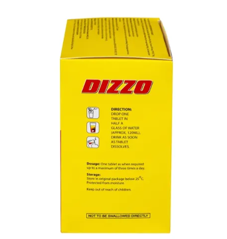Viên sủi hỗ trợ tiêu hóa Dizzo Rv (12 vỉ x 4 viên)