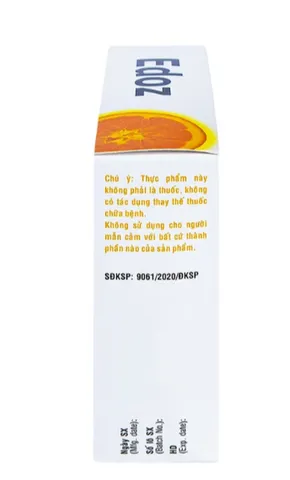 Bột sủi bọt hỗ trợ trung hòa acid dạ dày Edoz DHG (24 gói x 2g)
