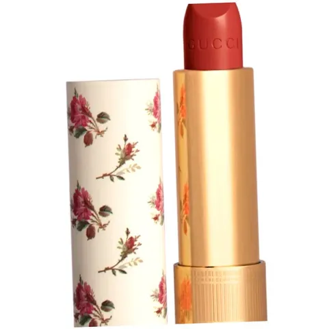 (Loại Tốt) Son Lì Gucci Rouge à Lèvres Voile Lipstick 505 Janet Rust Màu Đỏ Gạch Chính Hãng Nhập Khẩu