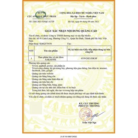 Viên Uống Sarafine Fujina - Hỗ Trợ Giảm Mỡ Máu, Kiểm Soát Cholesterol, Bảo Vệ Tim Mạch - Hộp 80 Viên Nhật Bản