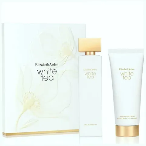 (Hàng Chất) Set Nước Hoa Nữ Elizabeth Arden White Tea Bộ Quà Tặng EDP 100ml và Kem Dưỡng Thể 100ml Hương Thơm Tươi Mát, Dưỡng Ẩm Da Đầy Đủ Hàng Chuẩn