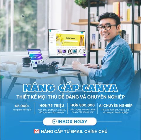 Tài khoản Canva Pro - Xóa Nền Nhanh, Hơn 100 Triệu Tài Nguyên Độc Quyền, Hỗ Trợ Thiết Kế Chuyên Nghiệp + Tặng Kèm Khóa Học Canva Pro Và Capcut Chỉnh Sửa Video