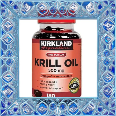 (Đẳng Cấp) Viên uống dầu tôm Kirkland Signature Krill Oil 500mg Hỗ trợ sức khỏe tim mạch từ tinh dầu nhuyễn thể Nam Cực, 160 viên Chính Hãng