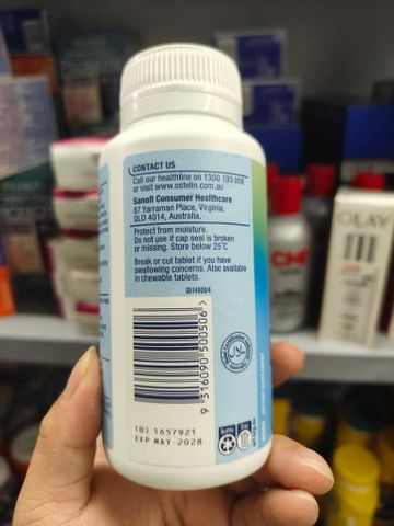 Ostelin Viên Uống Hỗ Trợ Bổ Sung Calcium & Vitamin D3 Duy Trì Chắc Khỏe Xương và Răng 