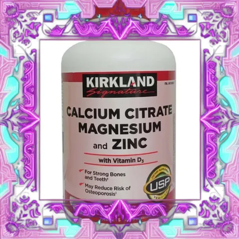 (Nhập Khẩu) Viên Uống Kirkland Signature Calcium Citrate Magnesium và Kẽm 500mg Bổ Sung Khoáng Chất Hỗ Trợ Xương Khớp Chắc Khỏe Đầy Đủ