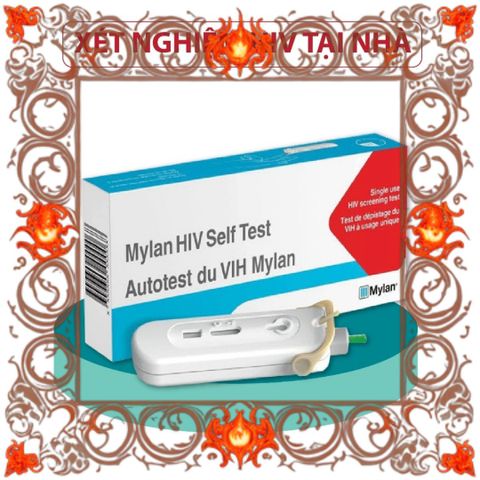 (Cao Cấp) Que Tự Xét Nghiệm HIV Tại Nhà Mylan Bộ Dụng Cụ Kiểm Tra Sức Khỏe Nhanh Chóng và Chính Xác Trong 15 Phút Nội Địa