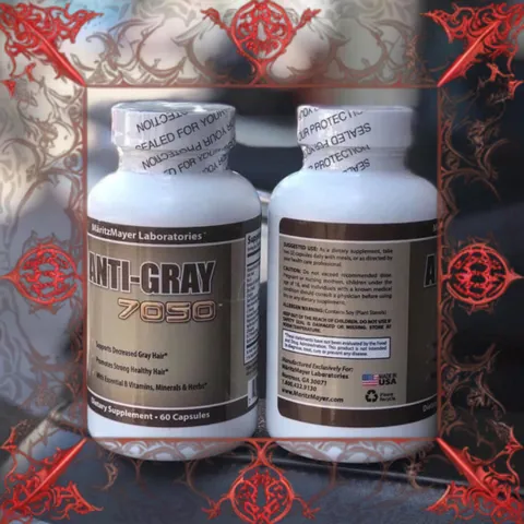 (Cao Cấp) Viên uống Anti Gray Hair 7050 Hỗ trợ chống tóc bạc sớm, 60 viên, vitamin tự nhiên cho mái tóc khỏe mạnh và bóng mượt Nhập Khẩu