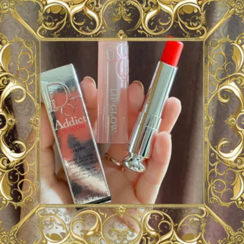 (Hàng Chuẩn) Son Dưỡng Dior Addict Lip Glow 015 Cherry 3.2g Đỏ Mọng, Cấp Ẩm Tự Nhiên cho Môi, Trang Điểm Quyến Rũ Nội Địa