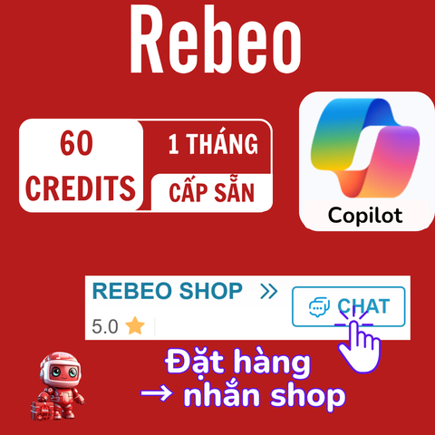 Tài khoản cấp sẵn Copilot AI 1 Tháng - Rebeo shop