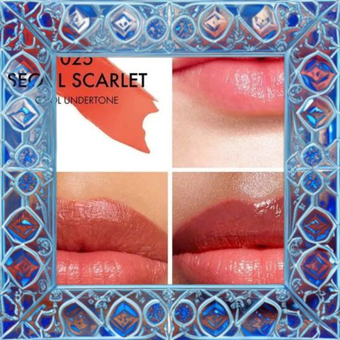(Bản Mới) Son Dưỡng Dior Addict Lip Glow Màu 025 Seoul Scarlet Đỏ Cam 3.2g Chất Dưỡng Ẩm Tự Nhiên, Cảm Giác Mềm Mại, Độc Đáo Chính Hãng