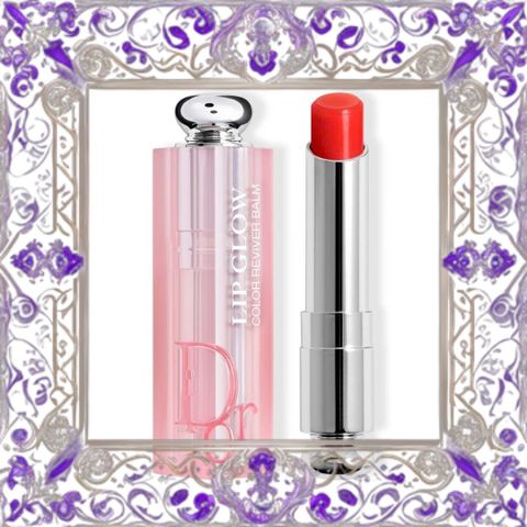 (Hàng Chất) Son Dưỡng Dior Addict Lip Glow Màu Hồng San Hô 033 Coral Pink Chăm Sóc Môi Tự Nhiên 3.2g, Logo Đỏ Chính Hãng Chính Hãng