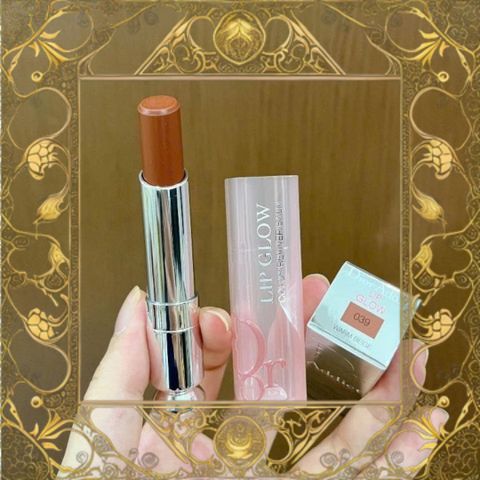 (Loại Tốt) Son Dưỡng Dior Addict Lip Glow 039 Cam Đất 3.2g Mỹ Phẩm Dưỡng Ẩm Môi, Tăng Cường Màu Sắc Tự Nhiên, Chính Hãng Nội Địa